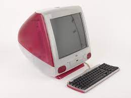 COMPUTER, Apple iMac 1998 - Red (incl Keyboard & Mouse) WORKING